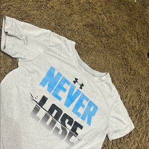 Under Armour Kids Grey 'Never Lose' T-Shirt